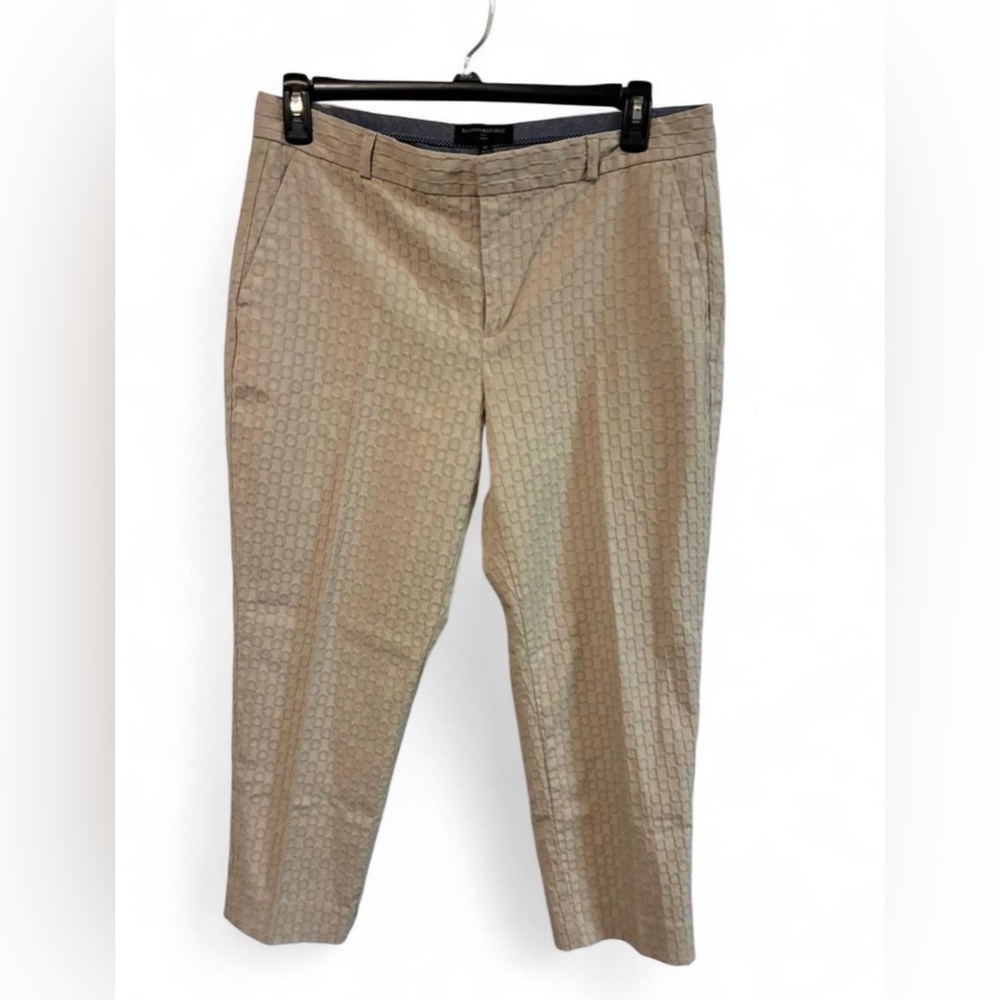 Banana Republic Beige Geometric Chinos